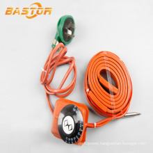 220v electric flexible band silicone rubber pipe heating belt With Thermostat